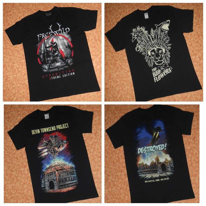 Футболки Rock Ghost Metallica Deftones Korn Lacuna coil Rammstein ін.