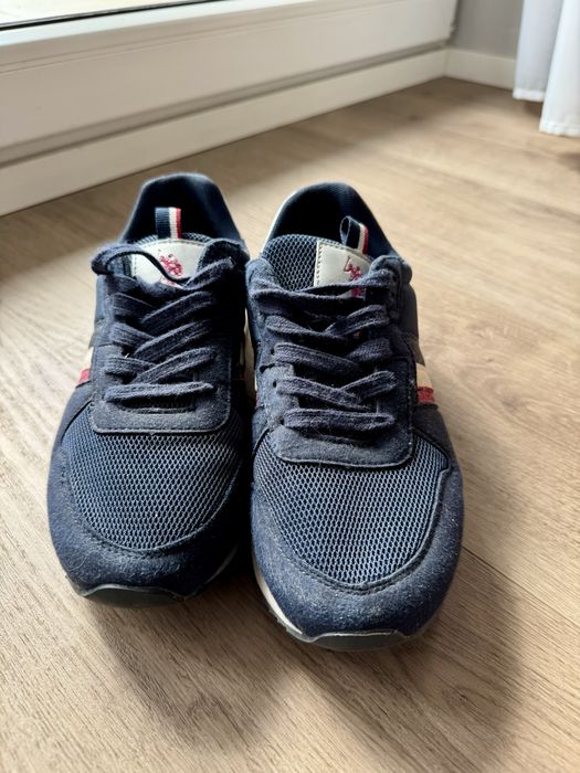 Buty U.S. Polo Assn. granatowe z różem