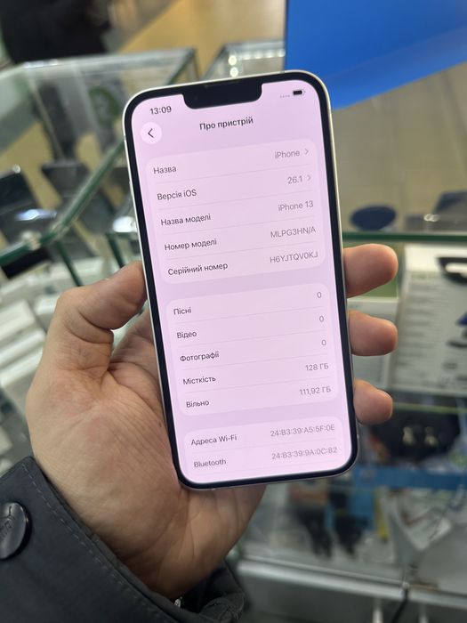 Iphone 13 128Gb Neverlock 90% АКБ   Як новий! Весь в оригіналі!