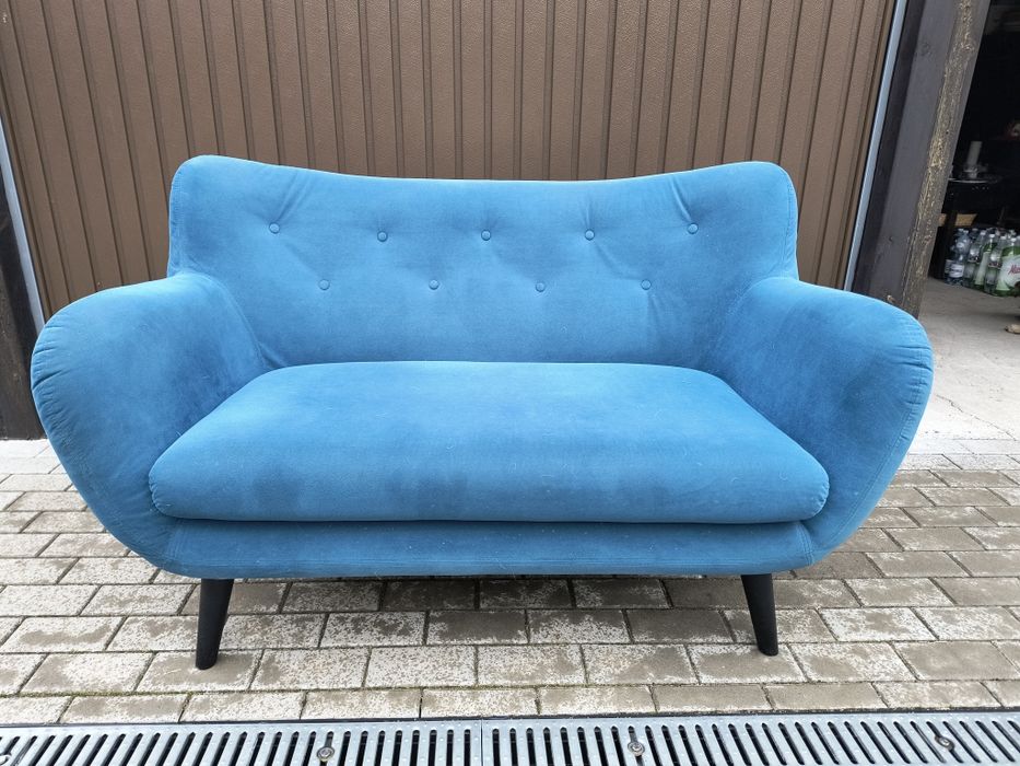 Meble bydgoskie sofa dwuosobowa George turkus