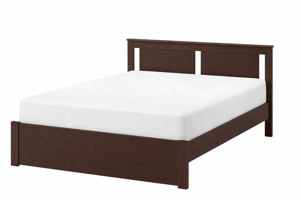 Cama de casal 1,40 x 1,90 (IKEA) com colchão incluído