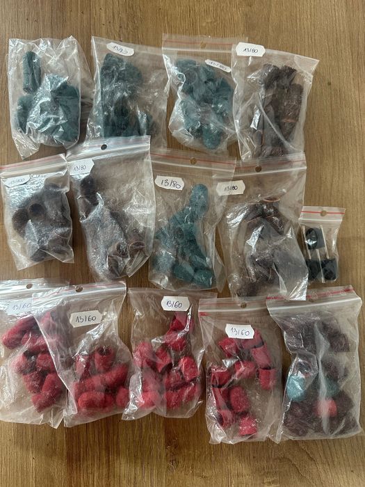 Nowe Kapturki Do Frezarki Różne Gradacje + Gumowe Frezy Do Kapturków