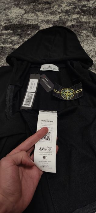 РОЗПРОДАЖ! Зіп-худі Stone island Чорна | Чорна зіпка Стон Айленд  | Чорний Кофта Стонік