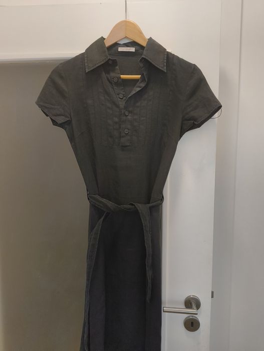 Vestido Lanidor preto em linho