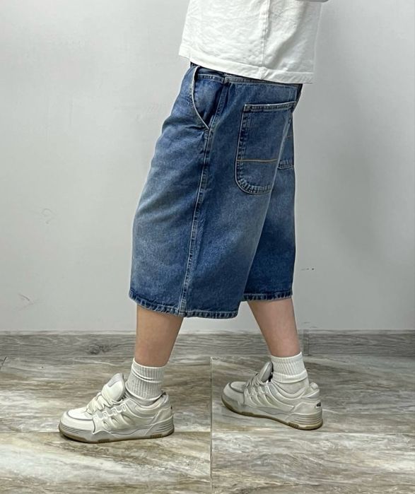 Нові широкі шорти джинсові BAGGY shorts rap широкие шорты Jaded London