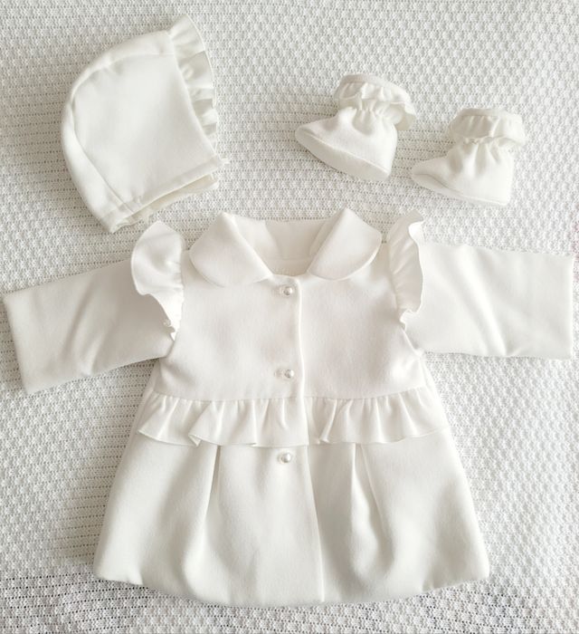 Zestaw / Komplet do chrztu dla dziewczynki 62