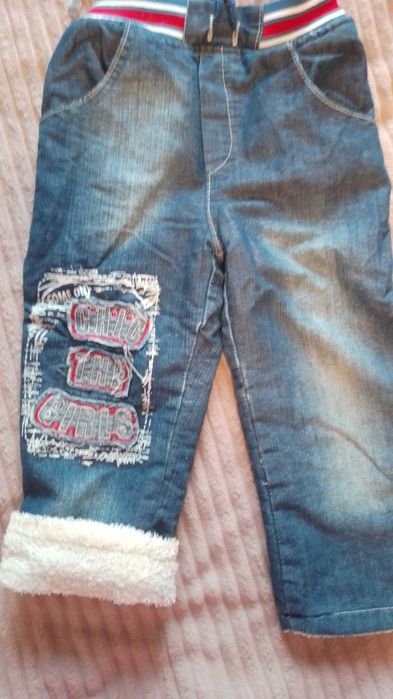 Теплые джинсы для мальчика
