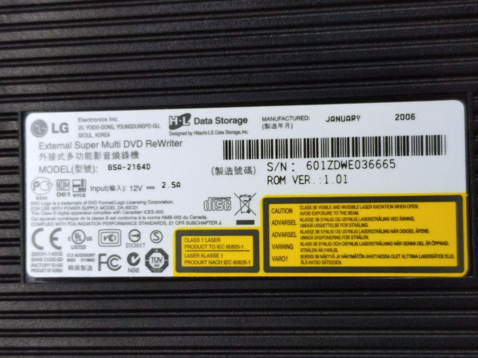GSA-2164D Multi DVD ReWriter