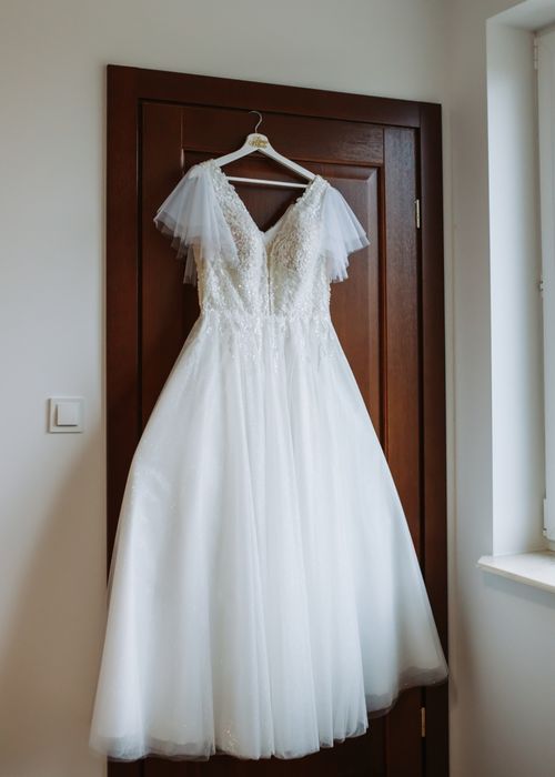 Suknia ślubna 42 błyszcząca adel