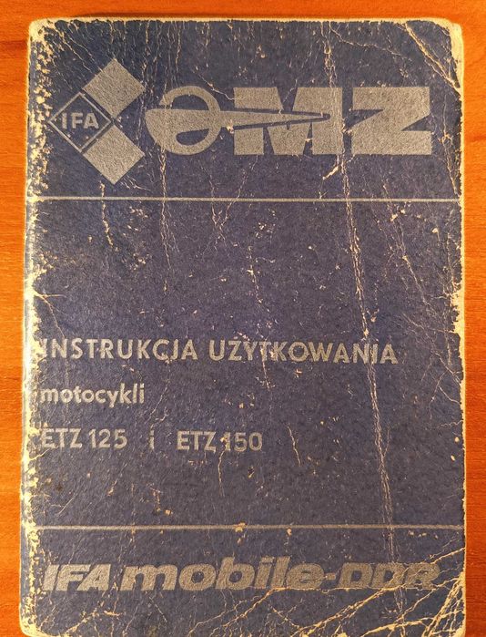 MZ ETZ 125/150 Instrukcja użytkowania