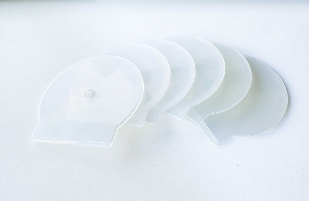 Caixa shellcase transparente para CD/DVD