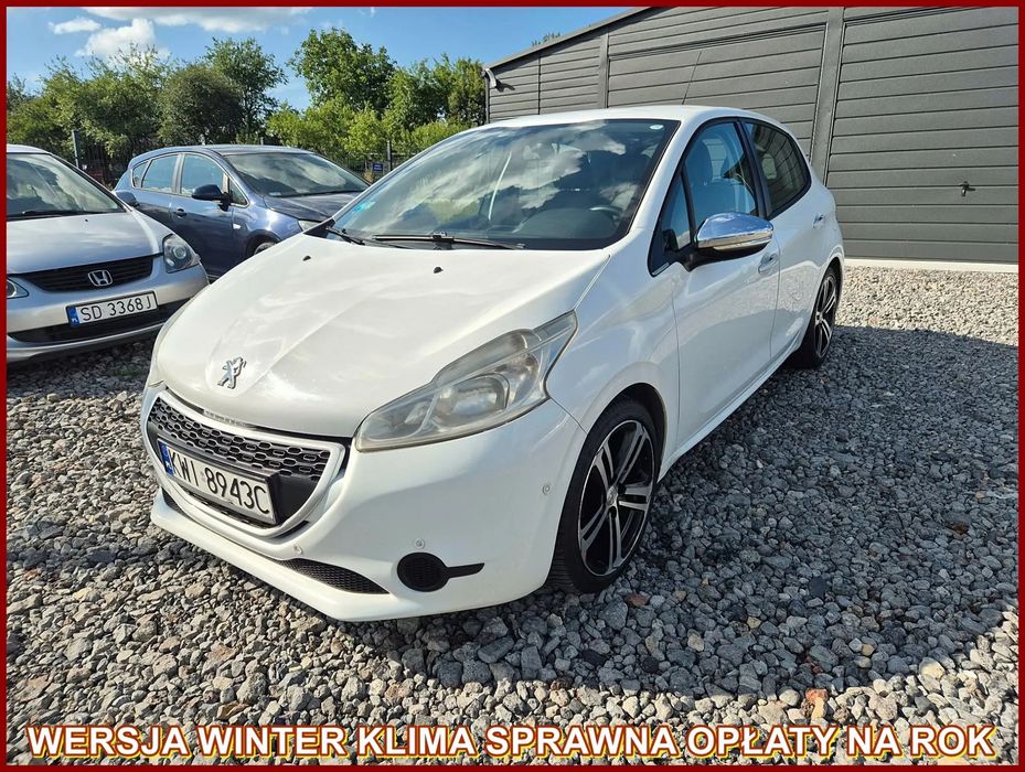 Peugeot 208 2014 r 1.4 HDI Klima Sprawna Nowy Przegląd i OC Jeden Właściciel PDC