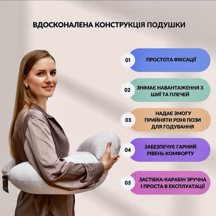 Подушка для годування диванчик Sei Design 60х70х16 см