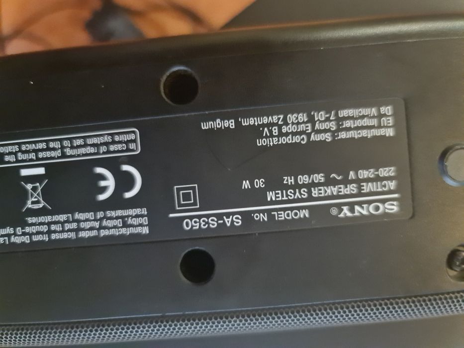 Soundbar sony s350