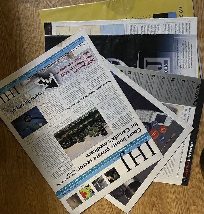 Комплект газет плотных на английском ITIJ глягец