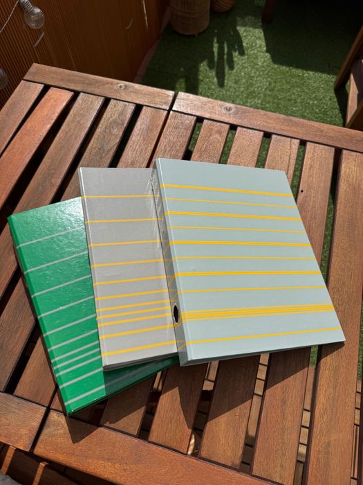 Conjunto 3 dossiers A4