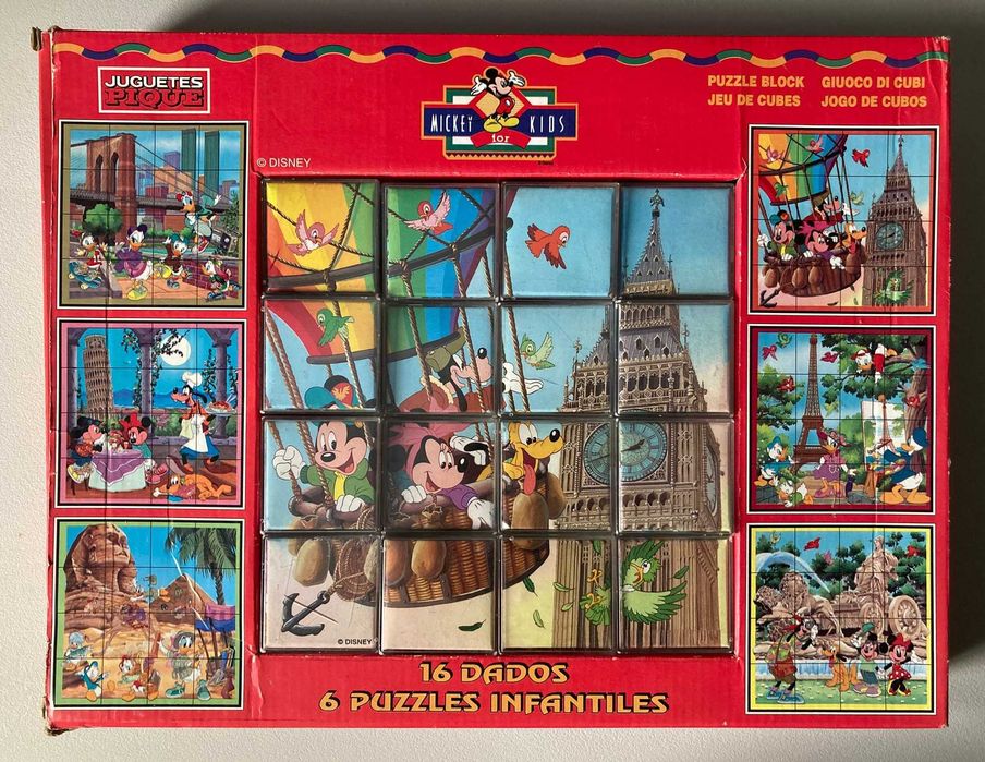 Puzzles de Cubos Mickey For Kids