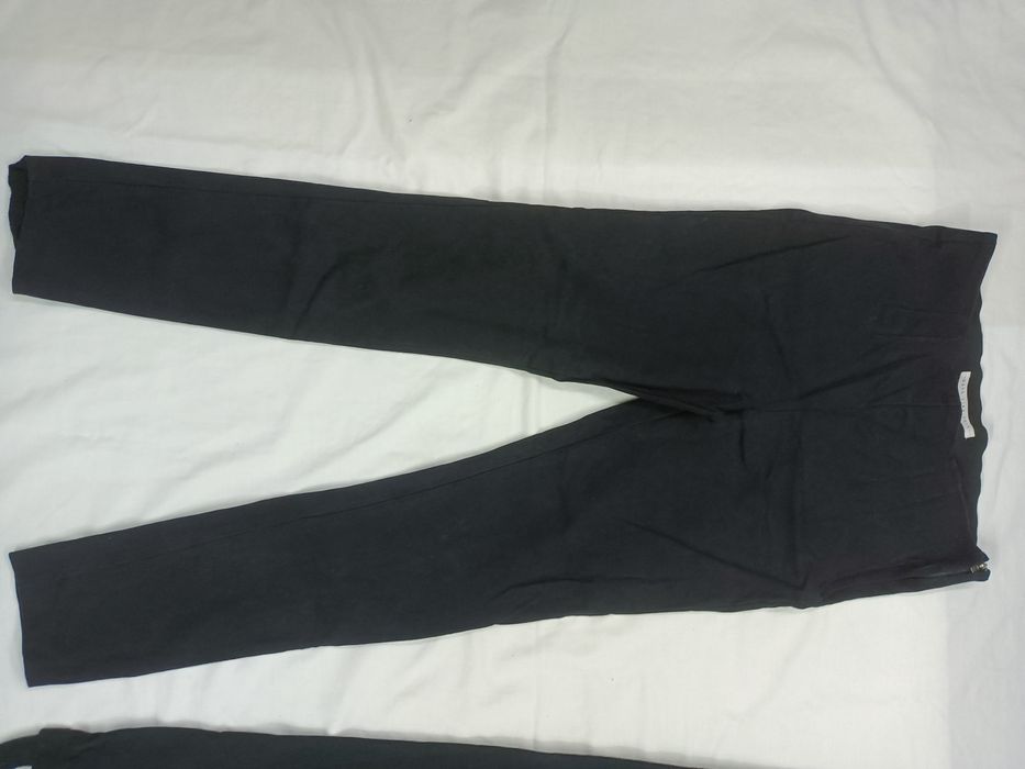 Spodnie czarne materiałowe 38