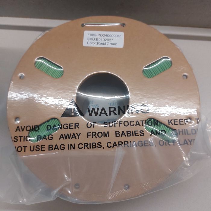 Філамент Eryone  Dual Color  Silk PLA Red-Green 1 кг