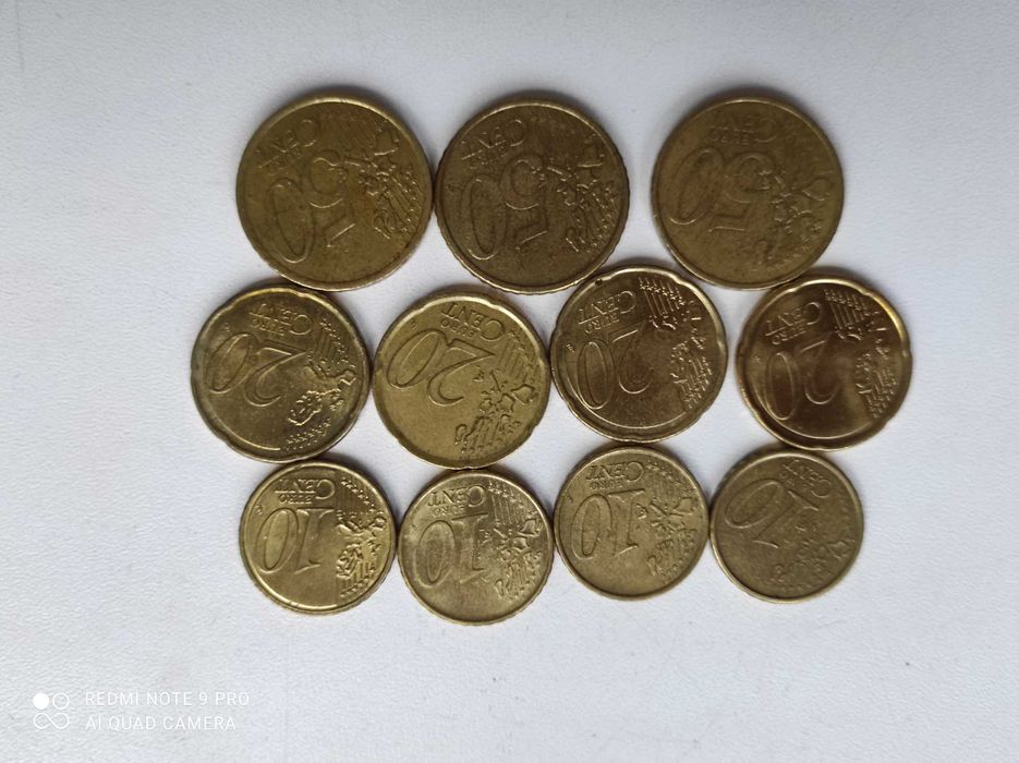 ЄВРО    монети .