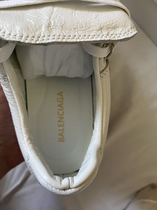 Кросівки balenciaga arena low white black / баленсіага арена низькі кросівки