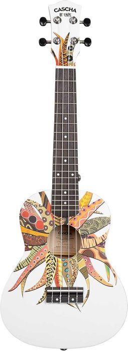 Ukulele Koncertowe Cascha Dreamcatcher z pokrowcem
