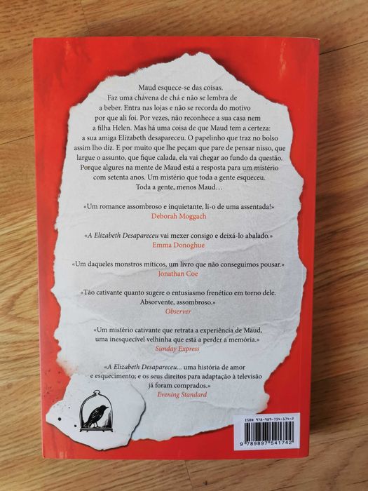 Livro "A Elizabeth Desapareceu"