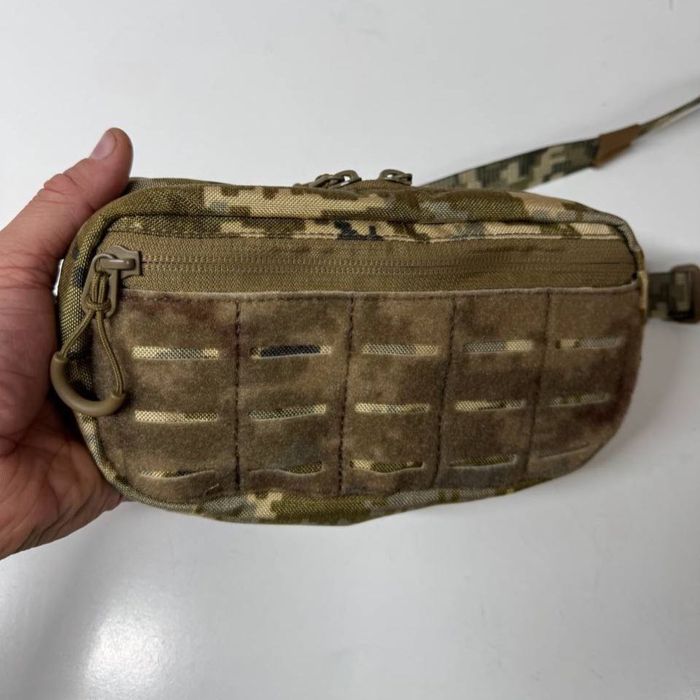 Чоловіча тактична сумка бананка месенджер через плече тактическая