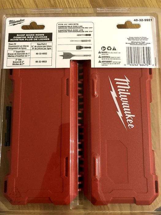 Кейс, футляр для біт TSTAK DeWaltDT70801,Milwaukee,касети для біт