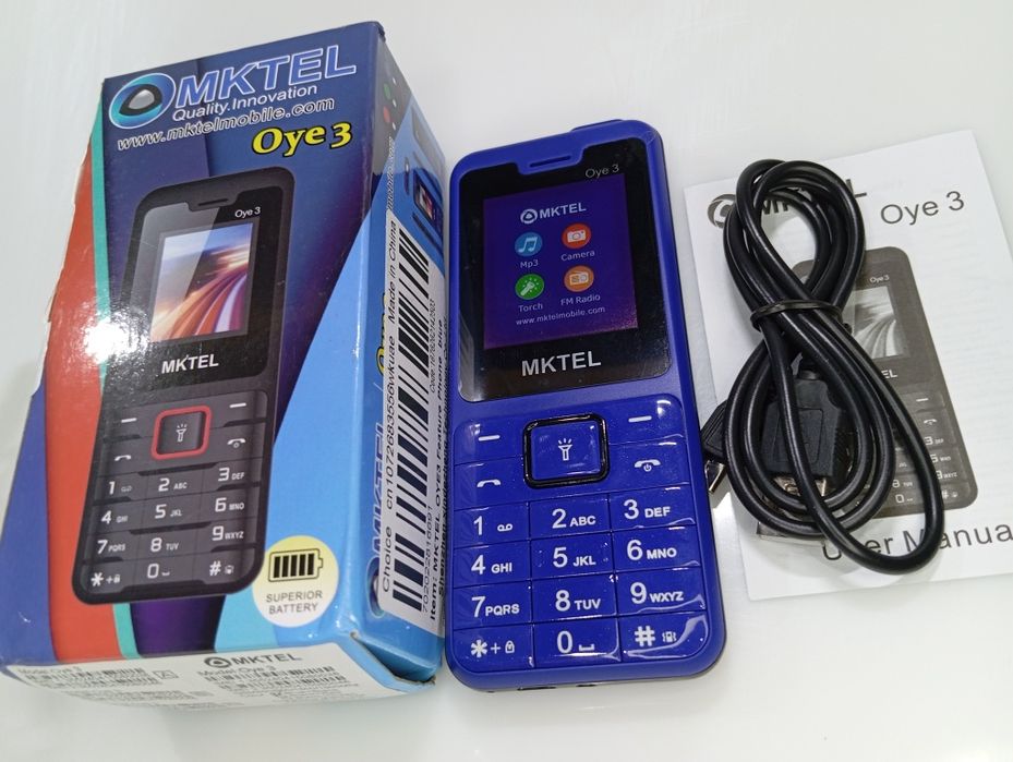 ‼️NEW‼️Телефон mktel oye 3 Кнопочный телефон на 2 Sim card 1800mah‼️