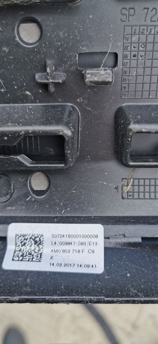 Audi q7 4m расширители передних арок 4m0853718, f,a,b 4m0853717, f,a,b