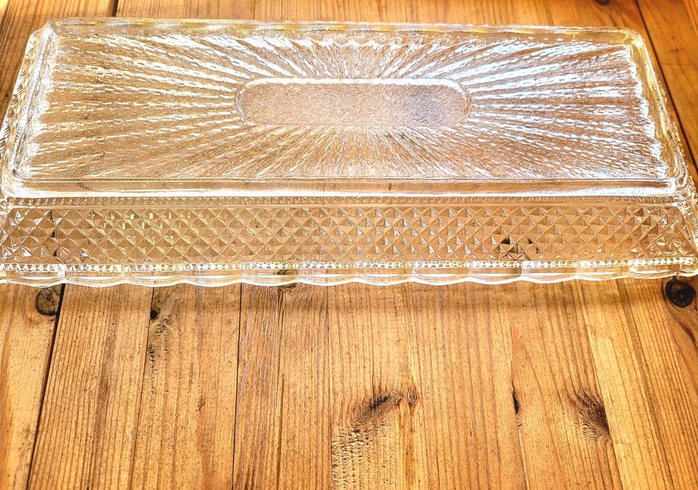 Krzyształowa patera półmisek