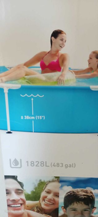 intex metal frame pool