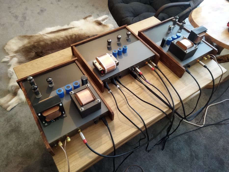 Wzmacniacz lampowy monoblok preamp