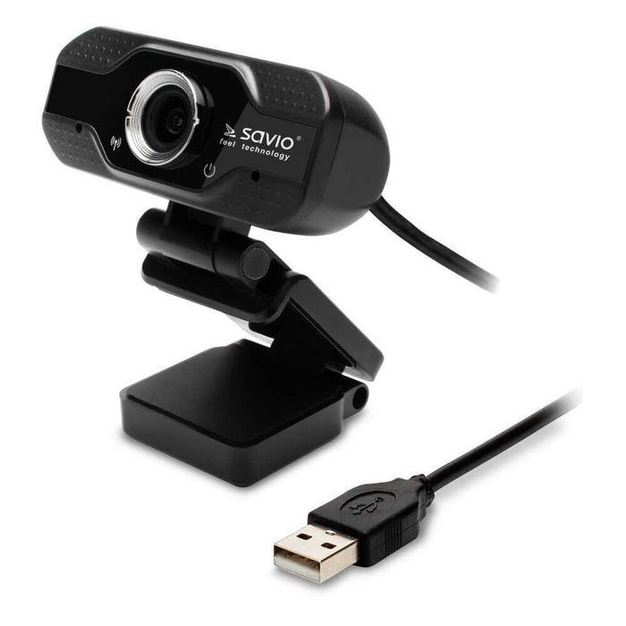 Kamera internetowa SAVIO CAK-01 FullHD Webcam USB-A - 1080p