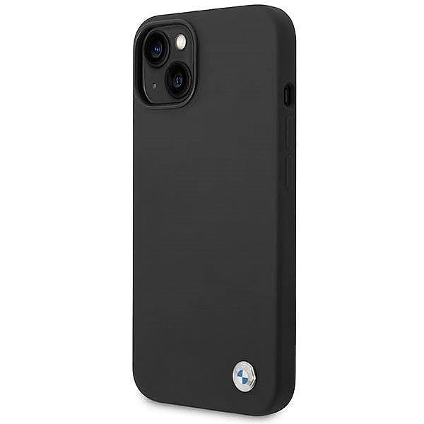 Etui BMW Silicone Metal Logo na iPhone 14 - czarne