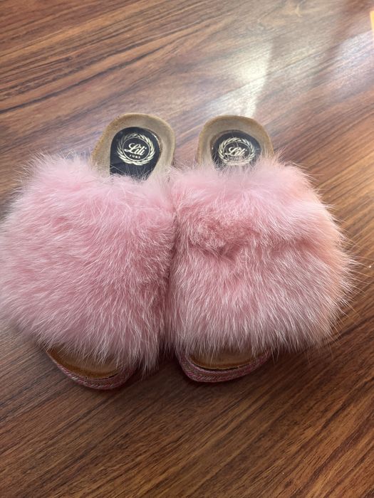 Futrzane klapki jenot 39