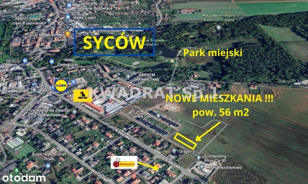 Nowe mieszkania 56 m2 - Syców Os. Leśne