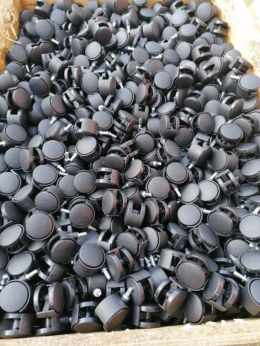 20 Rodizios novos de 40 mm rotativos para cadeiras e mesas