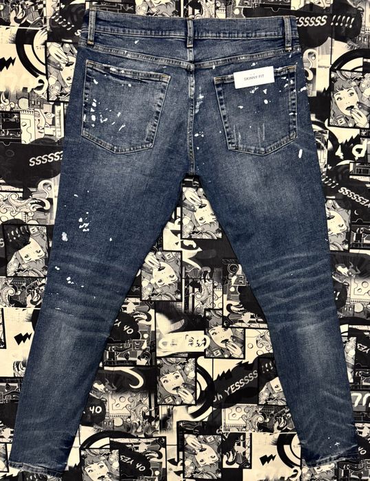 Джинси ZARA Man Ripped Skinny