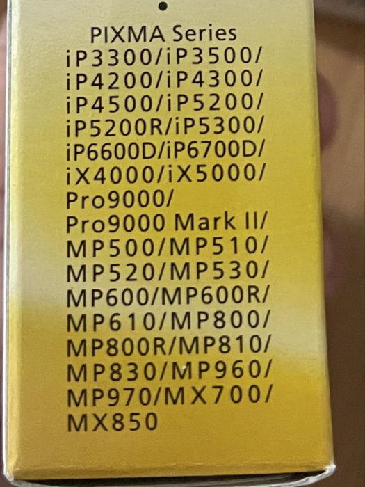 4 oryginalne żółte tusze Canon Pixma. Zapytaj o inne kolory