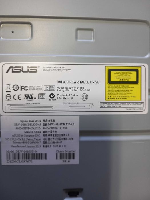 DVD/CD  Marca Asus