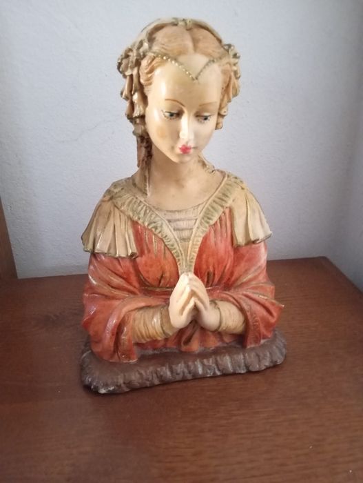 Figura religiosa decorativa – peça pesada – 28 cm