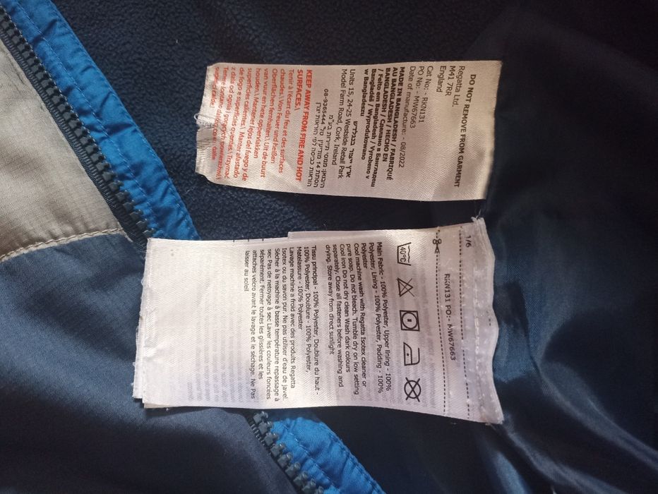Kurtka z kapturem dla chłopca r. 152