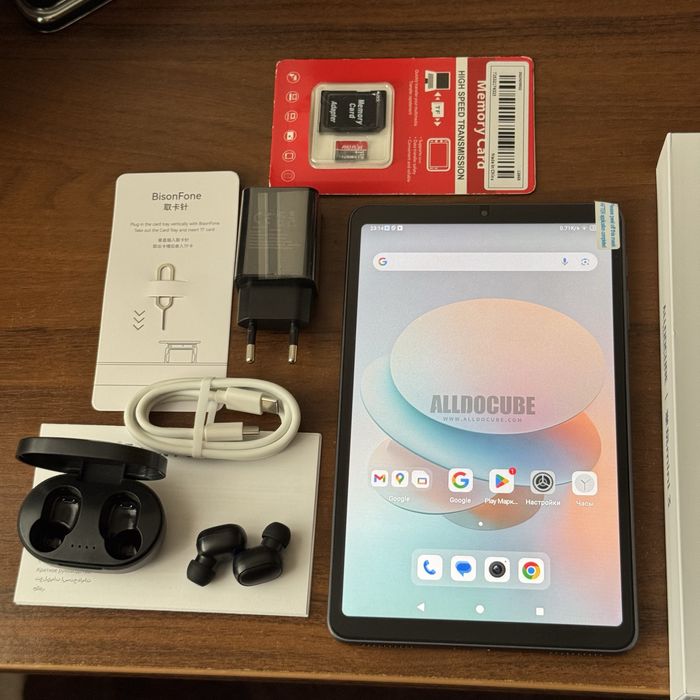 ТОП Планшет Alldocube iPlay 70 mini Pro 2k 8.4ʼʼ 8/128 android 15 металевий  6050mAh 2sim lte antutu 570 000