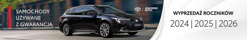 TOYOTA Jaworski Auto Włocławek - używane top banner