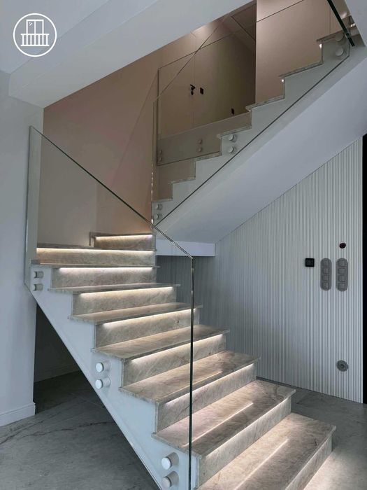 Balustrady szklane