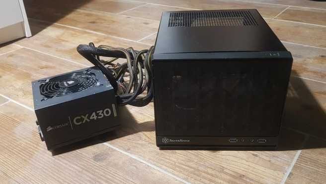 Obudowa Silverstone Sugo ITX + zasilacz corsair