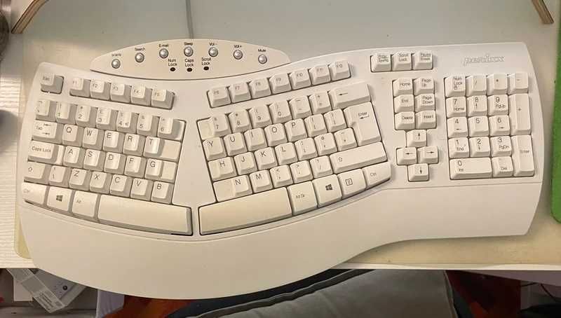 Teclado ergonomico
