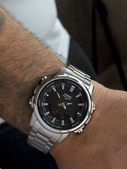 ОРИГІНАЛ! Годинник Casio ILLUMINATOR AMW-880D-1AVEF Наручний Чоловічий